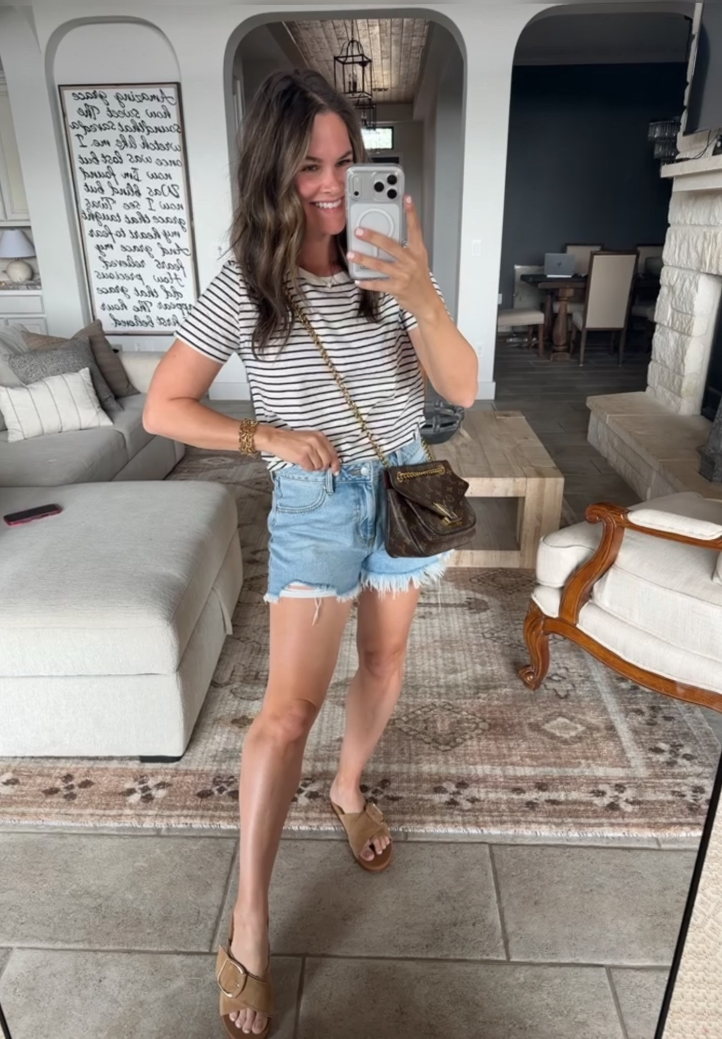 This Madewell-inspired look is so good. This top & shorts are a great fit and quality , and it’s perfect for a casual lunch, date or meeting friends for coffee! 

#LTKootd #LTKdayinmylife #LTKmomlife