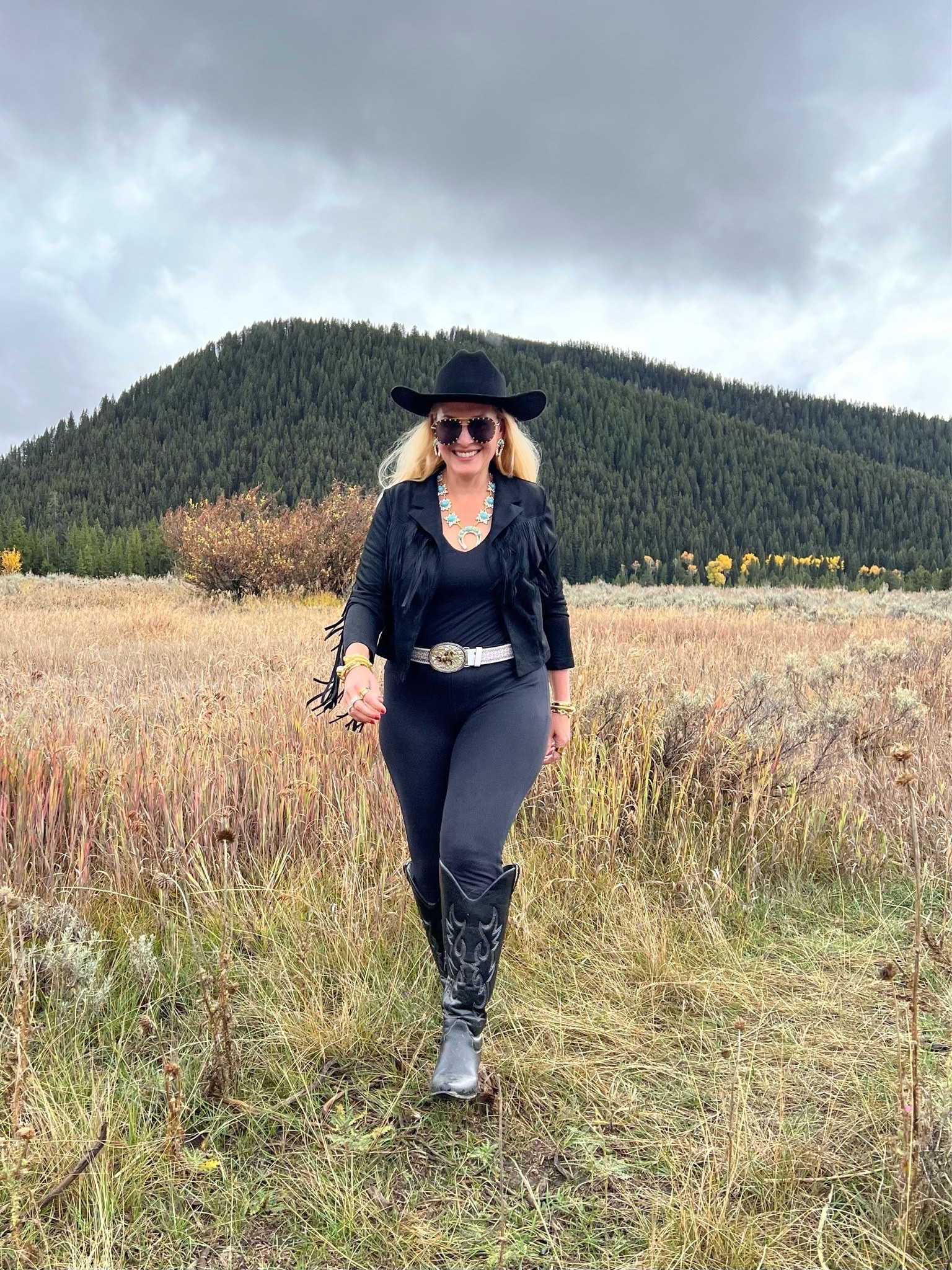Western Outfits Women I Jackson Hole Outfits for Women I Country Concert Outfit

Taylor swift concert outfit ideas I Wyoming rodeo outfit | rave outfits festivals | rodeo outfits for women | Jackson Hole rodeo outfits for women | rodeo outfit | Jackson Hole outfits spring | Wyoming rodeo outfits | all black outfit | black on black outfit | black on black | country concert outfit | country concert outfit ideas | country concert outfits | country concert outfit ideas winter | rodeo outfit | rodeo outfit ideas | western glam outfit | rodeo outfits for women | rodeo outfits winter | cowgirl outfit | rodeo outfits | western outfits | western outfits women | country glam outfit | Jackson Hole outfit | Jackson Hole outfits | rodeo outfits for women | Jackson Hole outfits for women | country concert outfit | country concert outfits


Fringe Jacket large, Sleeveless top large, denim leggings large, cowboy boots size 10, cowboy hat

#LTKSeasonal #LTKOver40 #LTKSaleAlert #LTKTravel #LTKgrwm #LTKootd #LTKMidsize #LTKU #LTKWorkwear