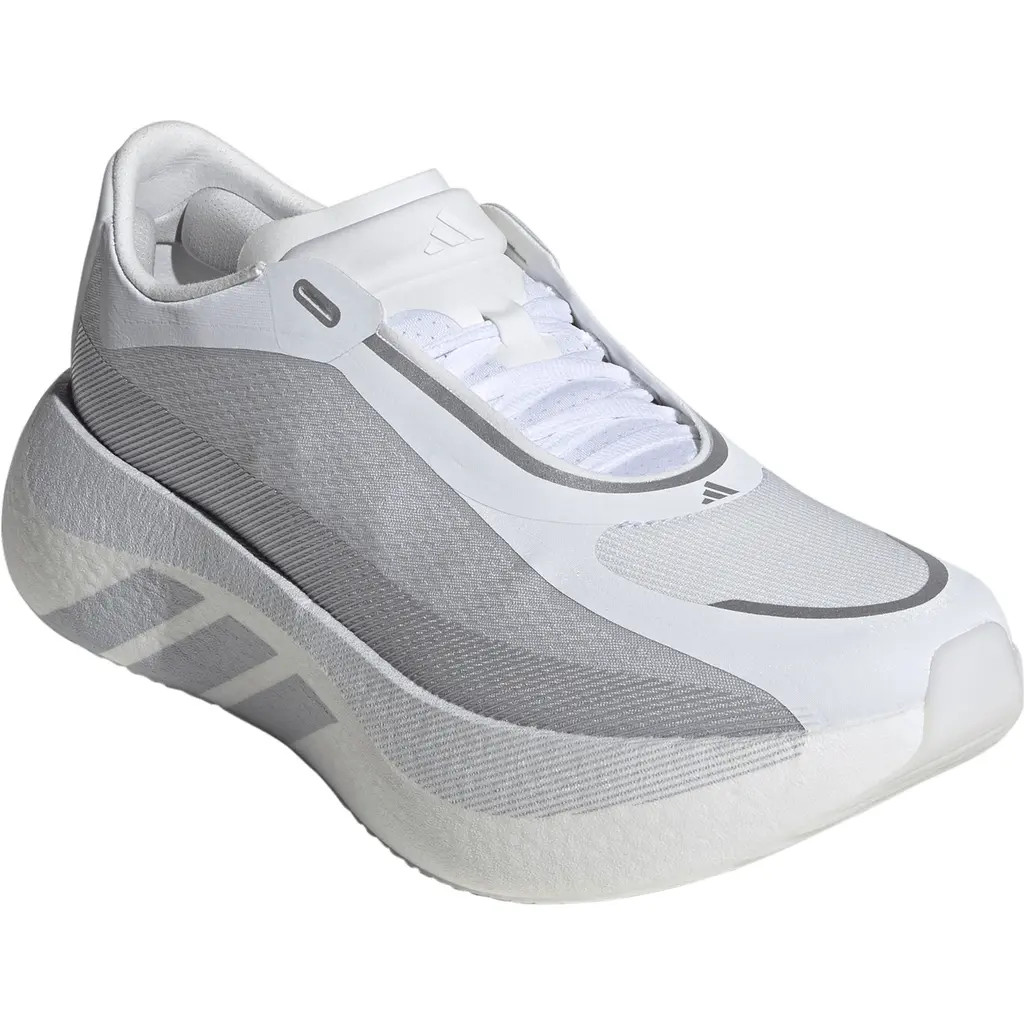adidas Hyperboost Edge Running Shoe in White/solid Grey/silver at Nordstrom, Size 12 | Nordstrom