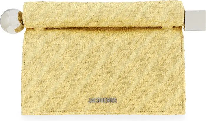 La Pochette Rond Carré Canvas Clutch | Nordstrom