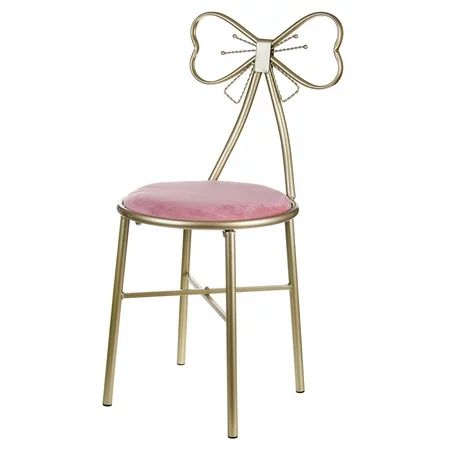 Vanity Chair with Back, Vanity Stool Dressing Chair, Makeup Chair for Vanity, Butterfly Backrest ... | Walmart (US)