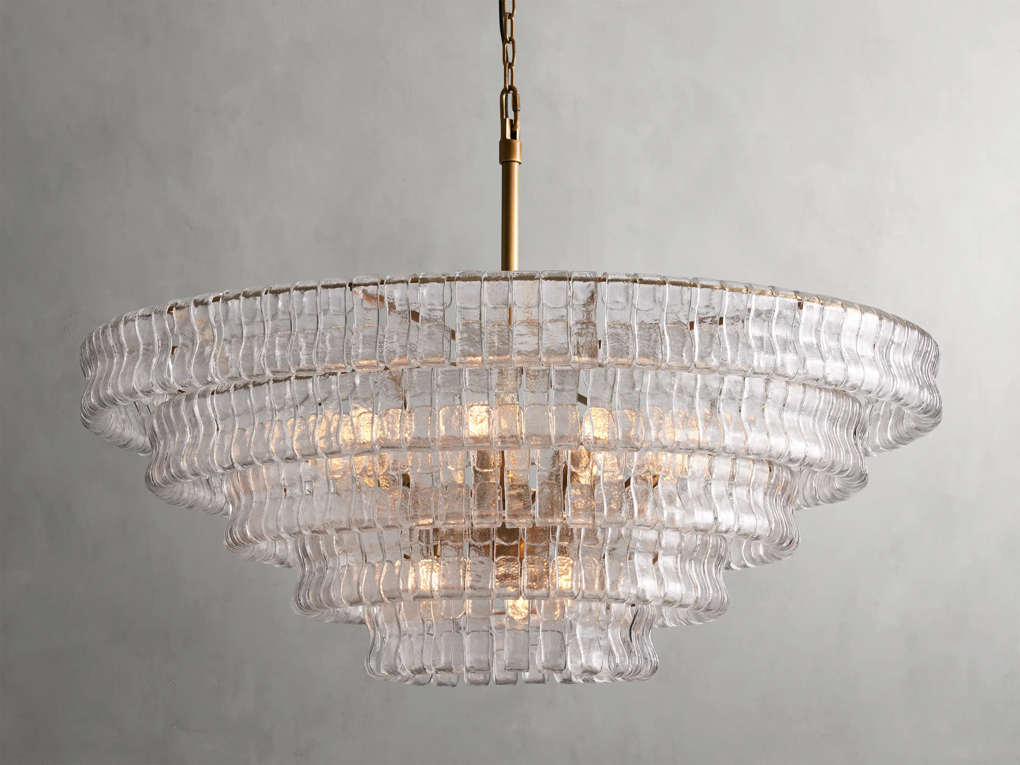 Ghiaccio Round Chandelier | Arhaus