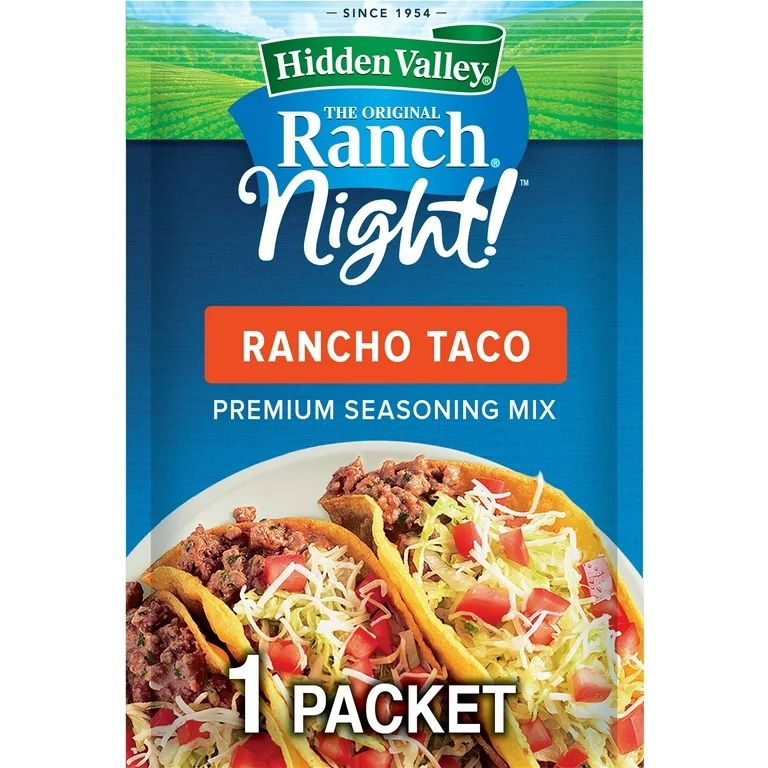 Hidden Valley Ranch Night! Rancho Taco Premium Seasoning Mix, 1 Packet | Walmart (US)