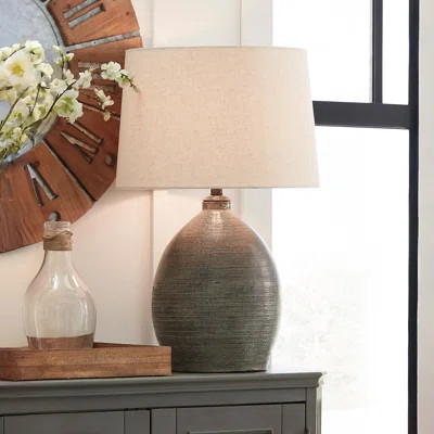 Gambrell 27.5" Gray Table Lamp | Wayfair North America