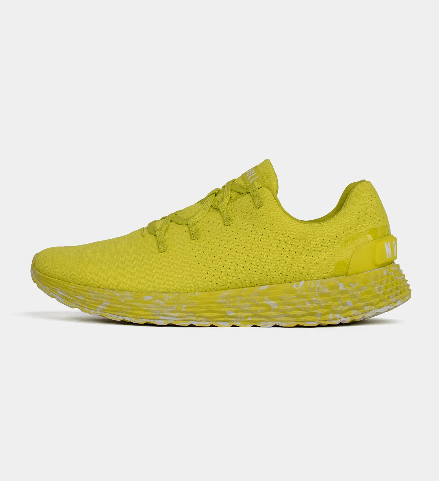 Women's Neon Lime White Swirl NOBULL Allday Shoes | NOBULL