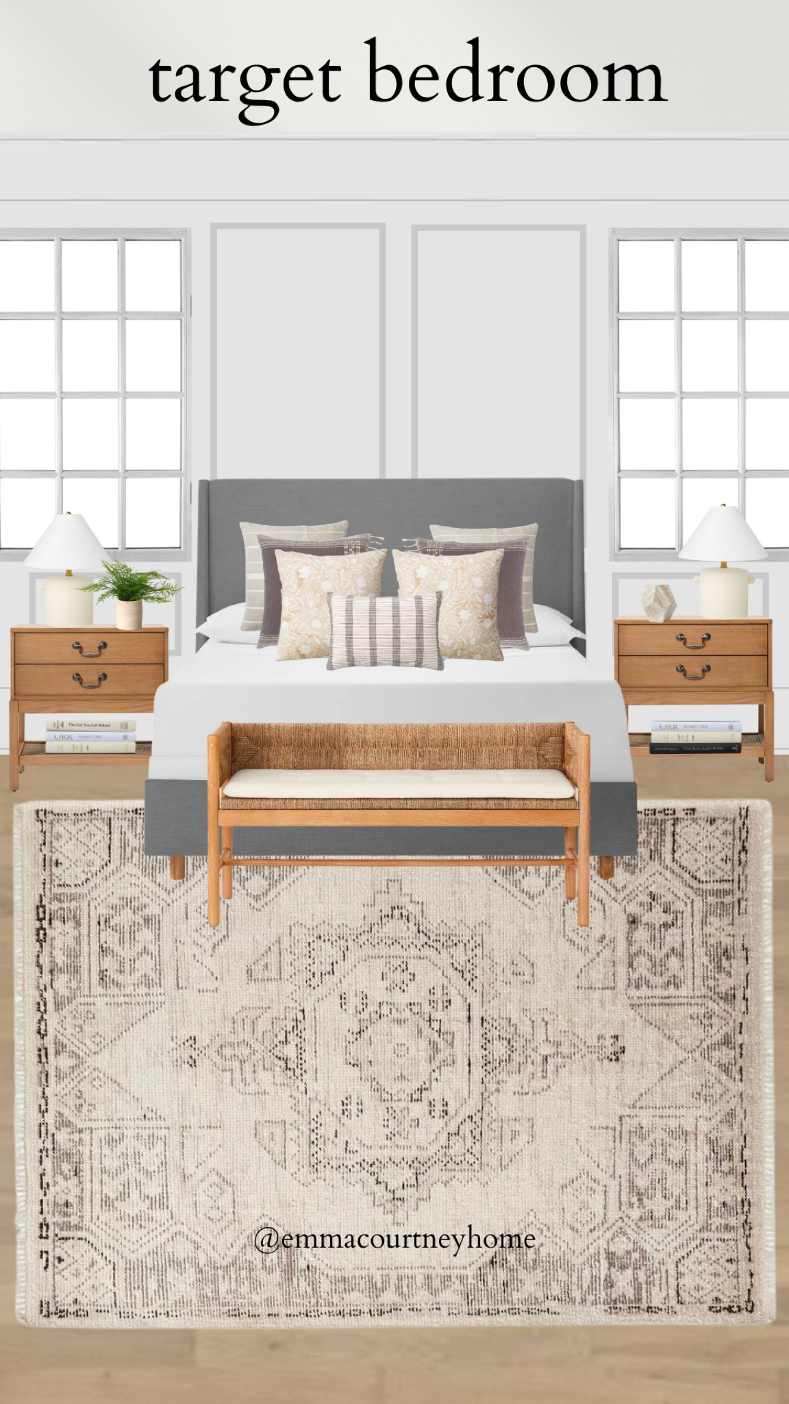 Target bedroom mood board and styling featuring studio McGee on sale items 

#LTKsalealert #LTKFind #LTKhome