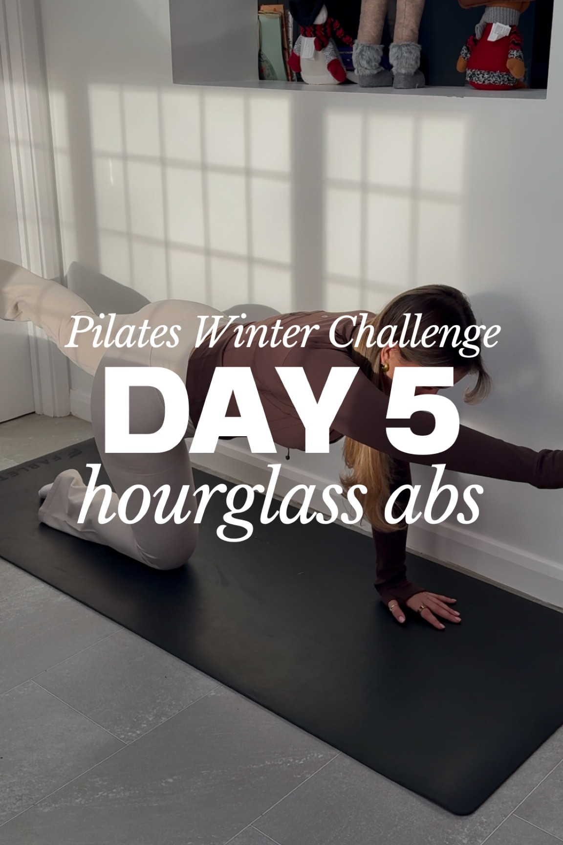 My day 5 pilates winter challenge outfit ❄️