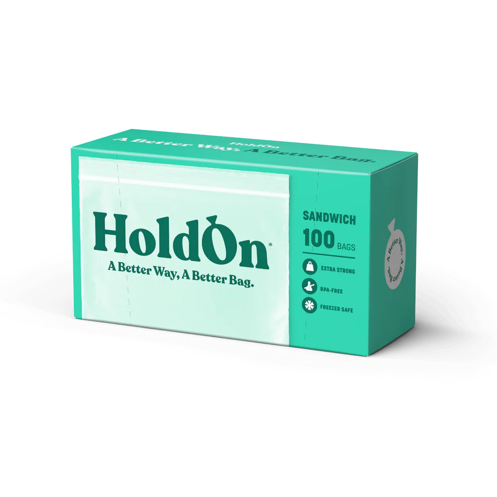 HoldOn Compostable Zipseal Sandwich Bags | Reel Paper