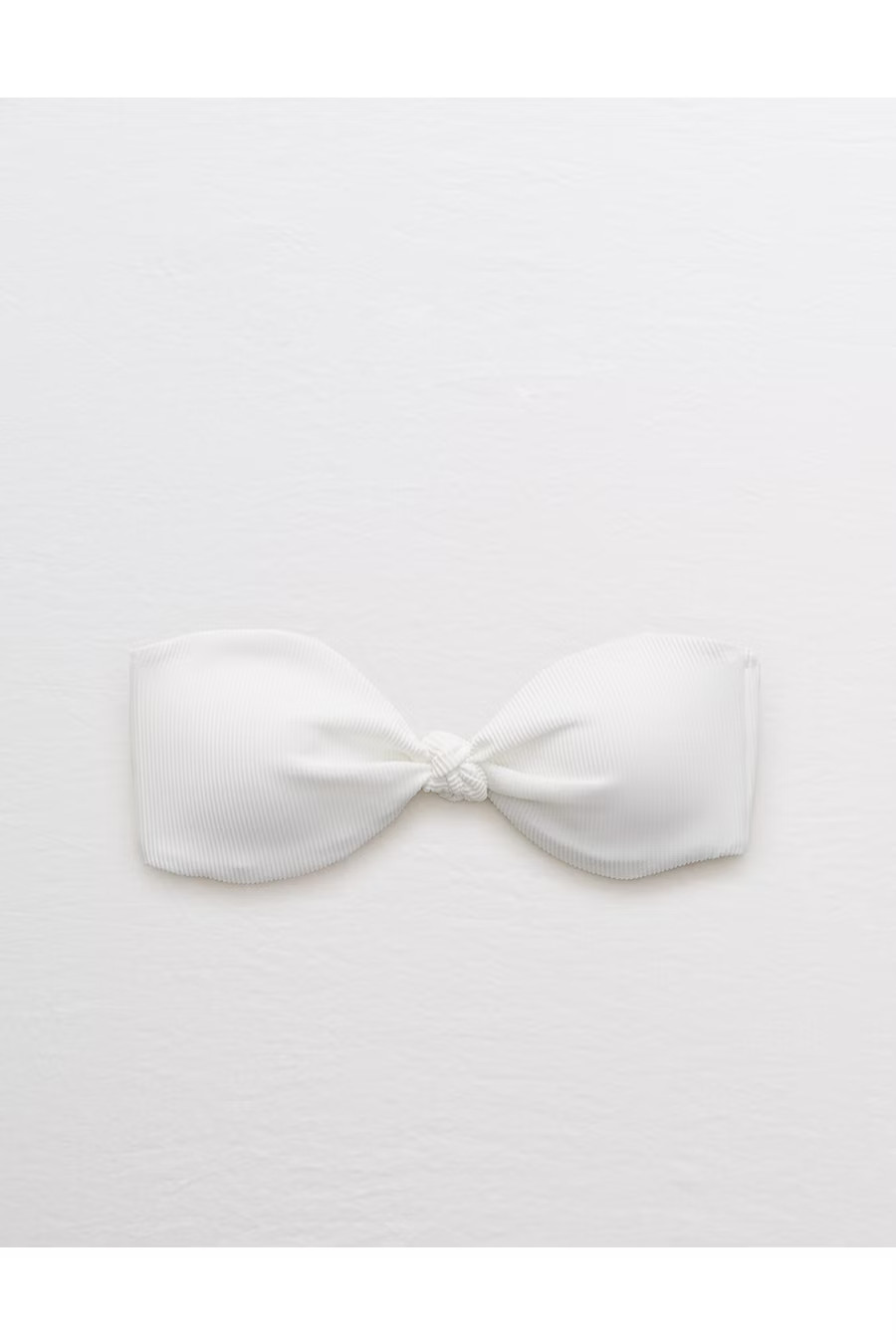 Aerie Ribbed Knot Bandeau Bikini Top | American Eagle Outfitters (US & CA)