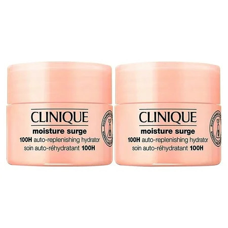 2-Pack Clinique Moisture Surge 100H Auto-Replenishing Hydrator Moisturizer, 0.5oz/15ml x 2 = 1 oz / 30 ml | Walmart (US)