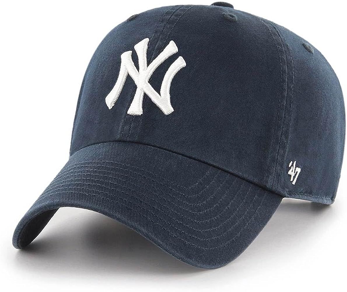 MLB New York Yankees Men's '47 Brand Home Clean Up Cap, Navy, One-Size | Amazon (US)