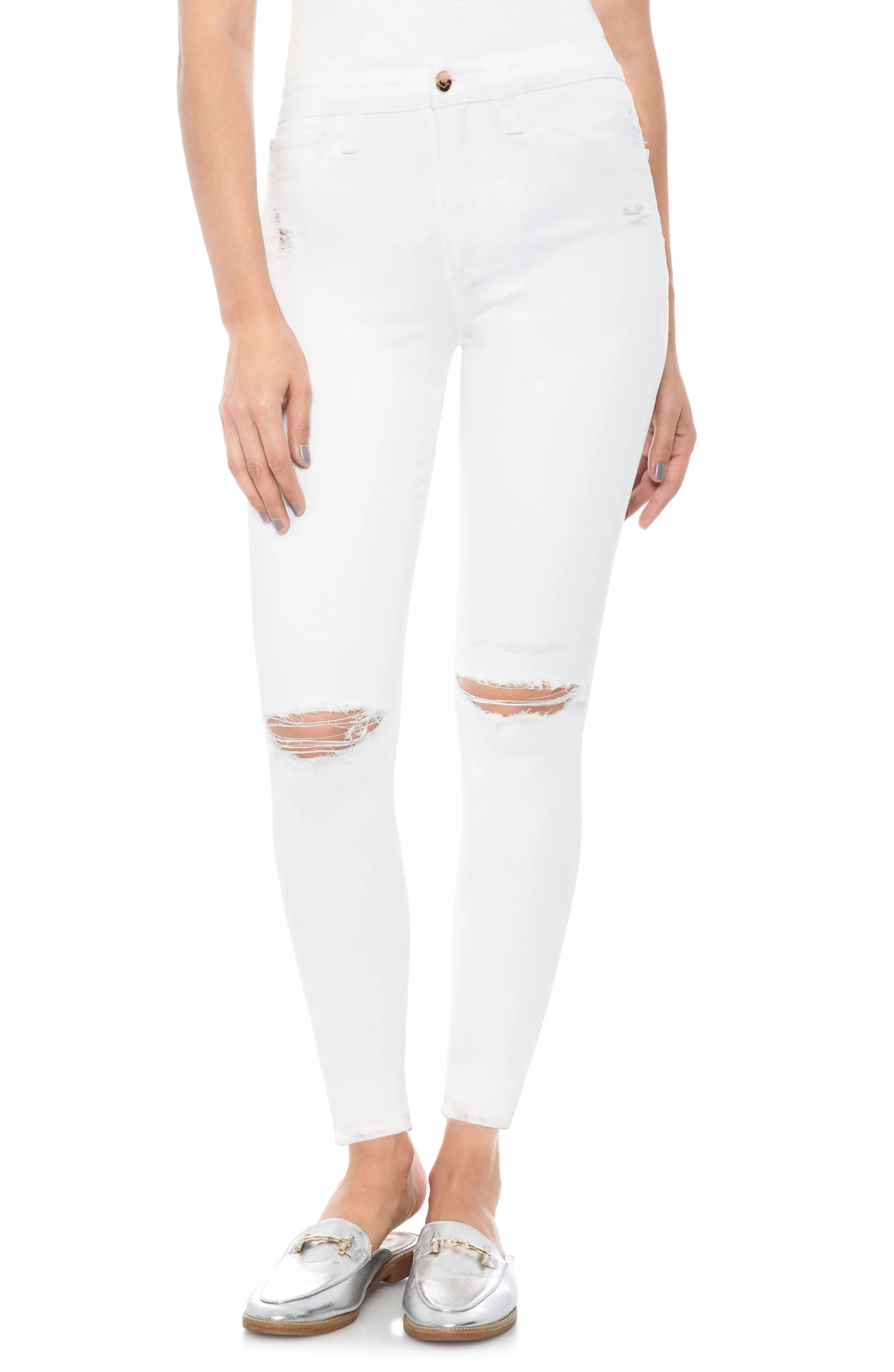 The Charlie Ripped Ankle Skinny Jeans | Nordstrom