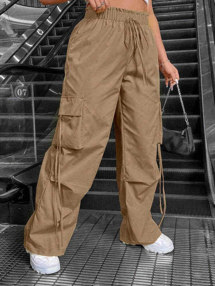 Loose Wide Leg Cargo Pants | SHEIN