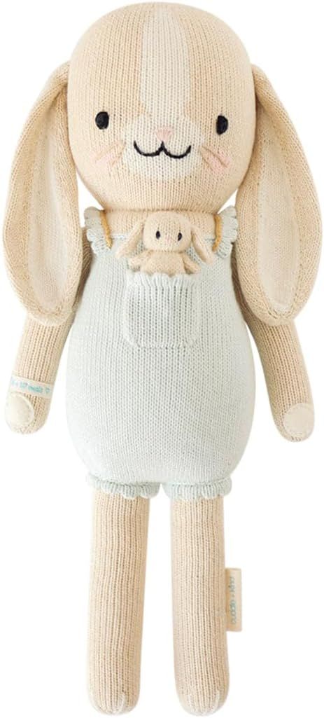 cuddle + kind Briar The Bunny Regular 20" Hand-Knit Doll – 1 Doll = 10 Meals, Fair Trade, Heirl... | Amazon (US)