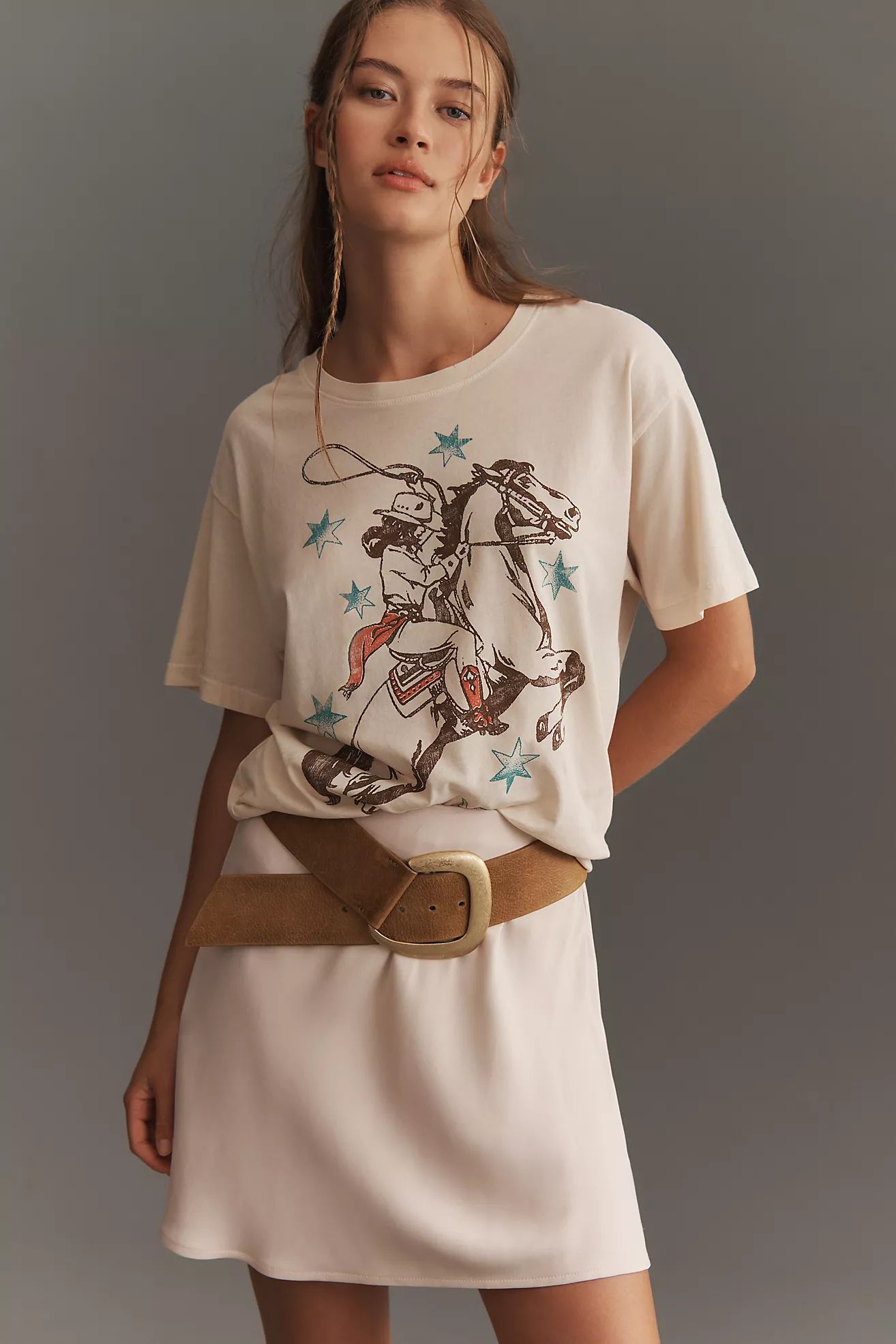 Letluv Horse Graphic Boyfriend Tee | Anthropologie (US)