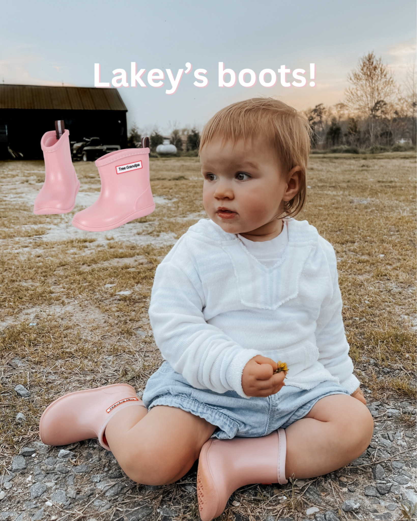 Lakey’s boots!!! Everyone always ask me where I got them. They are so stinkin cute and come in so many colors! + they are only $22! 

#LTKbaby #LTKsalealert #LTKkids