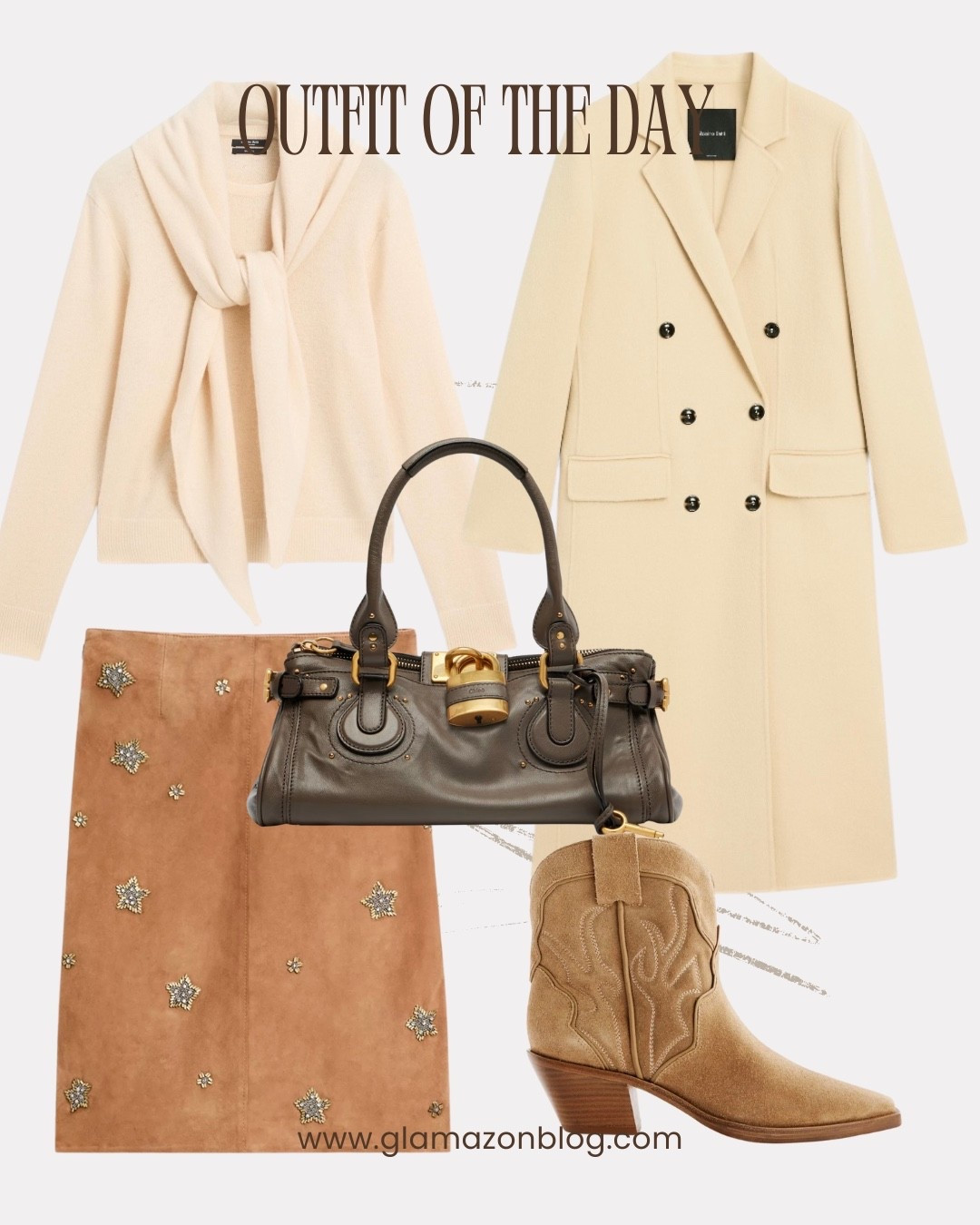 Cream coat, Chloe bag, suede boots, grey bag, leather skirt, suede skirt 

#LTKwinter #LTKdatenight #LTKeurope