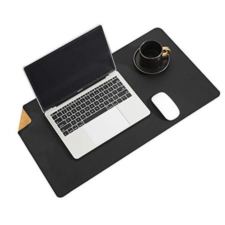 Aothia Eco-Friendly Natural Cork & Leather Double-Sided Office Desk Pad & Mat Mouse Pad Smooth Surfa | Walmart (US)