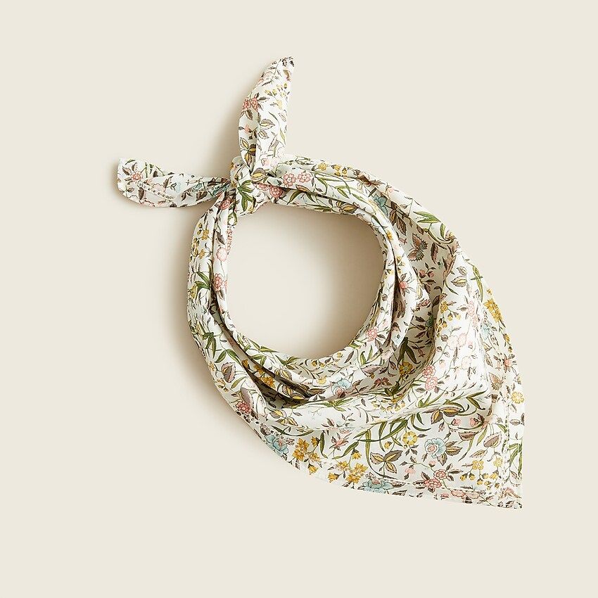 Square scarf in Liberty® print | J.Crew US