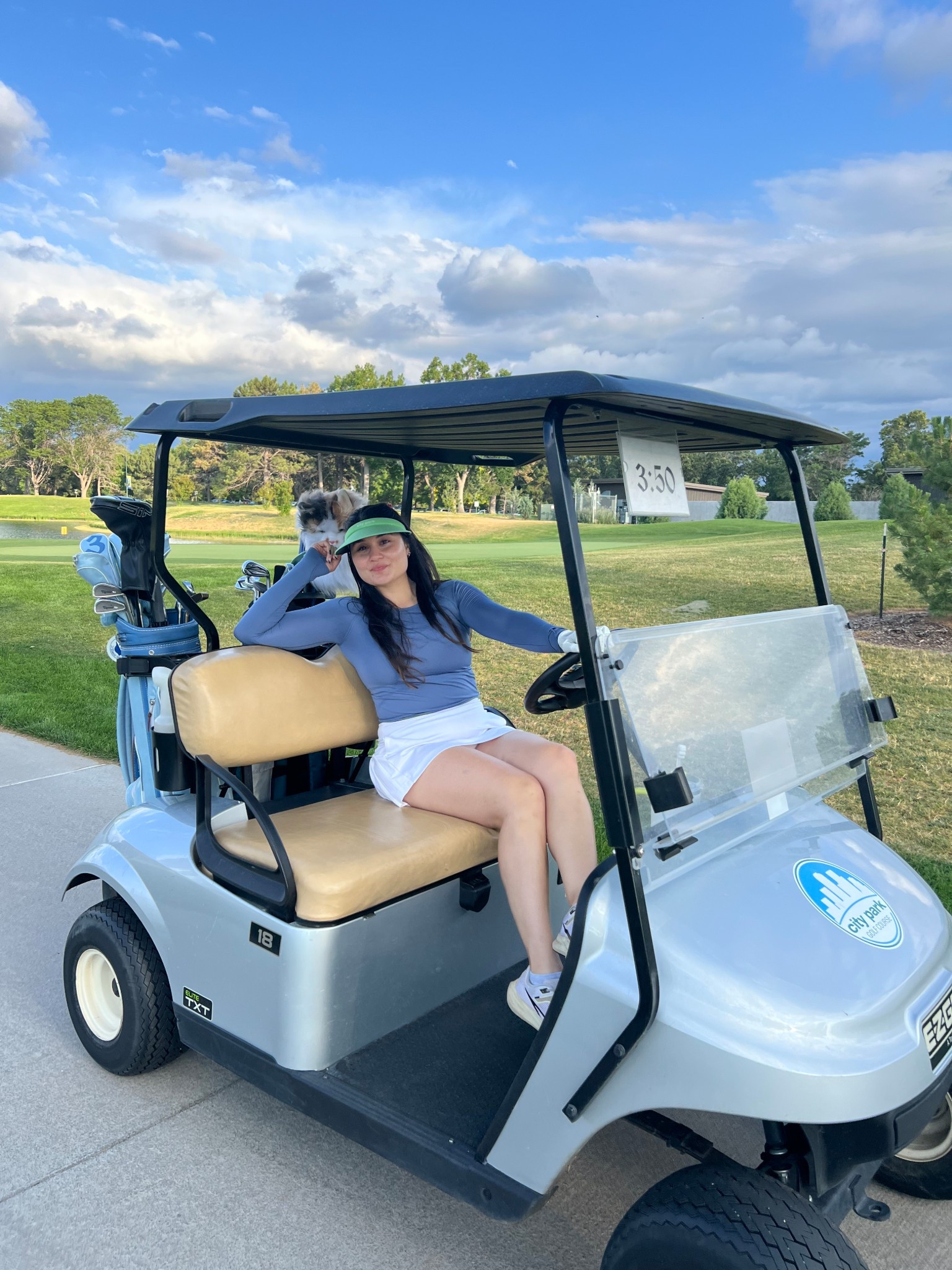 Golf outfit - wearing size 4 for the tech top, would size up for less snug fit (I like snug for running) 
Golf skirt 
Tennis skirt 
Golf shoes 



#LTKActive