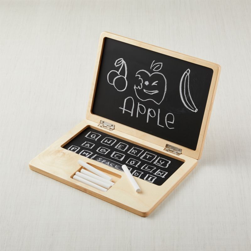 Personal Laptop Chalkboard for Kids + Reviews | Crate & Kids | Crate & Barrel