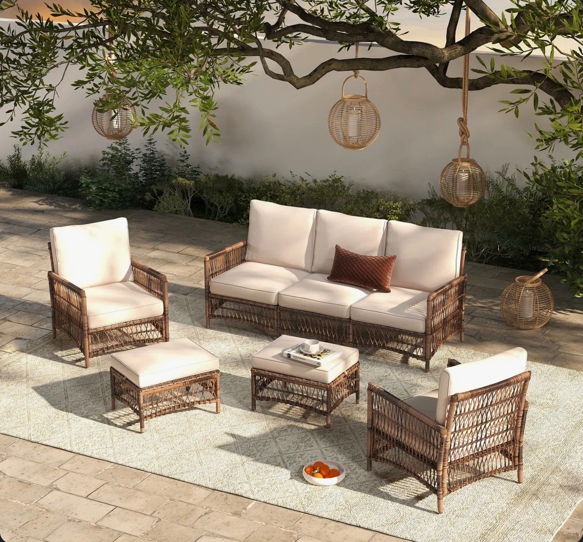 Finally ordered our new patio set and I’m SO excited for this space 🥹

We’ve had great luck with Wayfair pieces in our home, so I knew I wanted to check their Way Day sale

This one is exactly the cozy, neutral vibe I was going for 🤍

Can’t wait to style it (and obviously Zuma will be claiming a spot 🐾😂) @Wayfair 

Linking it while it’s on sale

#LTKSaleAlert #LTKSeasonal #LTKHome