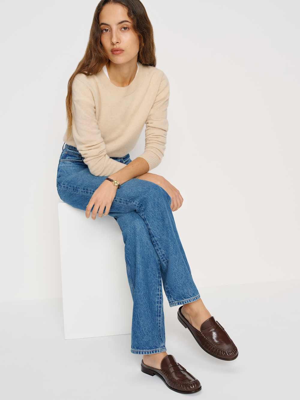 Francine Loafer Mule | Reformation (Global)