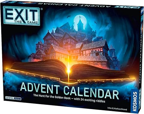 EXIT: Advent Calendar - The Hunt for The Golden Book | EXIT: The Game - A Kosmos Game | Family-Fr... | Amazon (US)