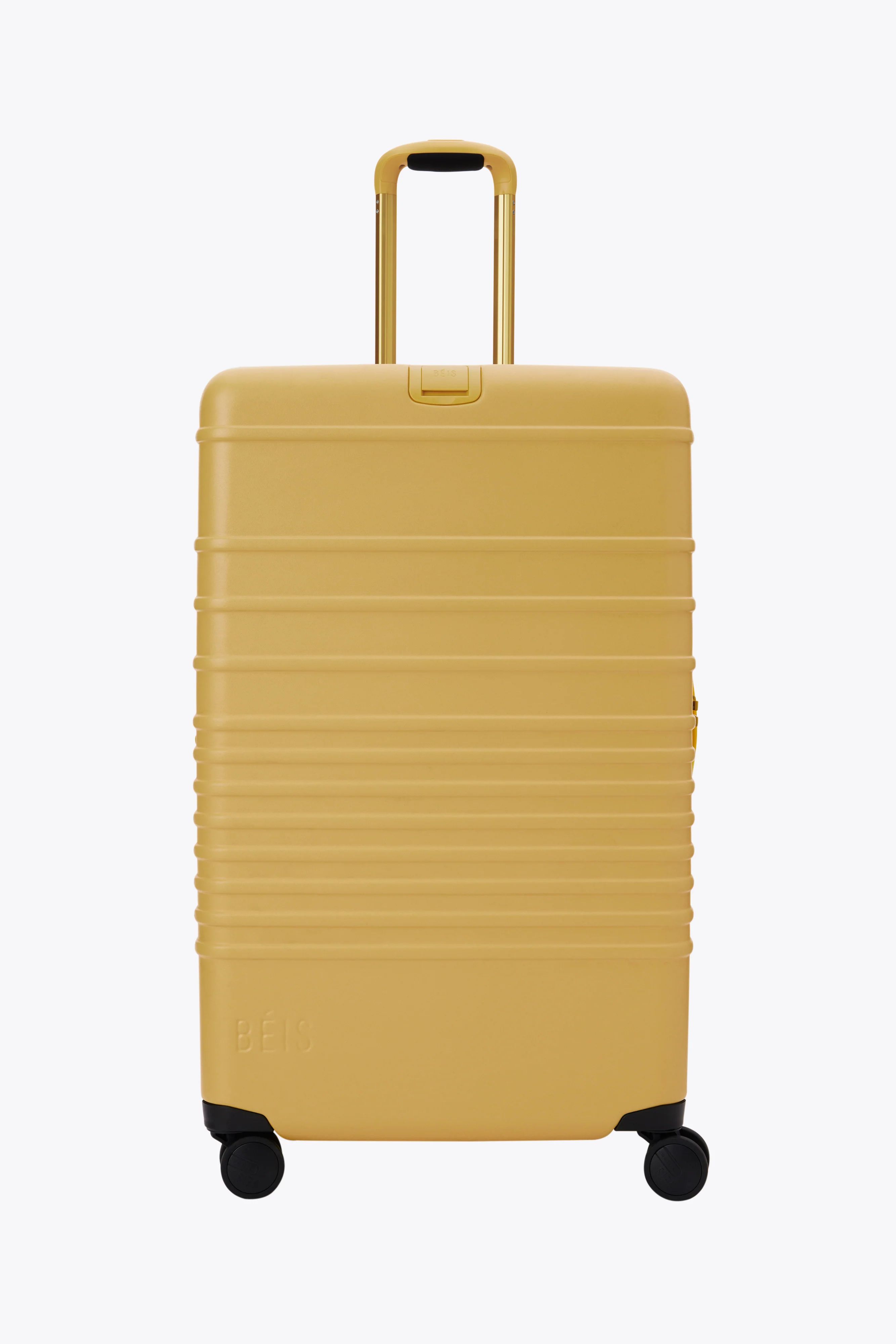 BÉIS 'The Large Check-in Roller' in Honey - 29 Large Check-in Roller in Yellow | BÉIS Travel