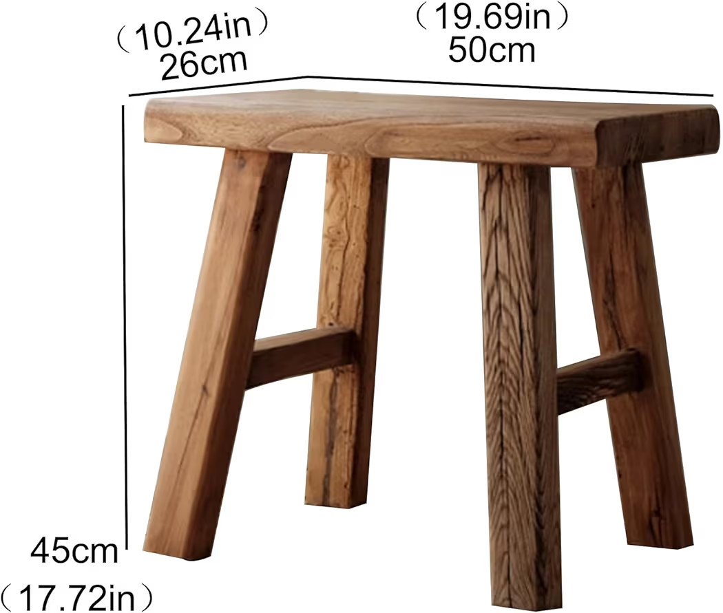 Farmhouse Entryway Wood Dining Bench Seat Wooden End of Bed Bench Indoor Narrow Window Bench for ... | Amazon (CA)