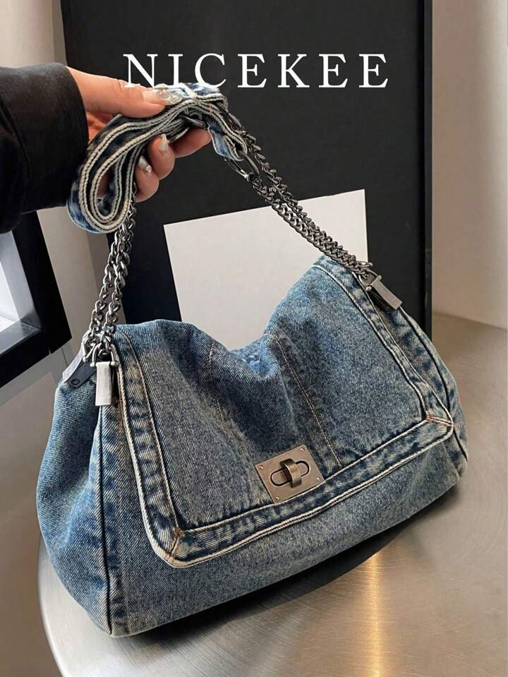 New Fashionable And Versatile Shoulder Bag Ins Crossbody Bag Shopping Bag Work Commuting Bag Coll... | SHEIN