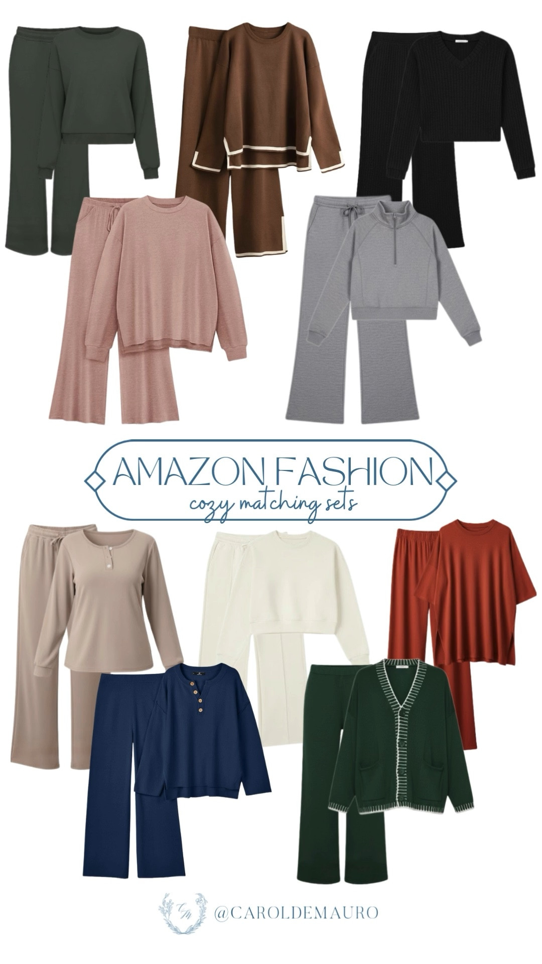 Stay cozy all season long with these matching sets that make getting ready the easiest part of your day. So lounge at home or run your errands in these comfortable, coordinated styles.

amazon finds, lounge wear, everyday wear, weekend vibes, effortless style, sleep wear, casual outfit, travel look

#LTKSeasonal #LTKU #LTKFindsUnder50