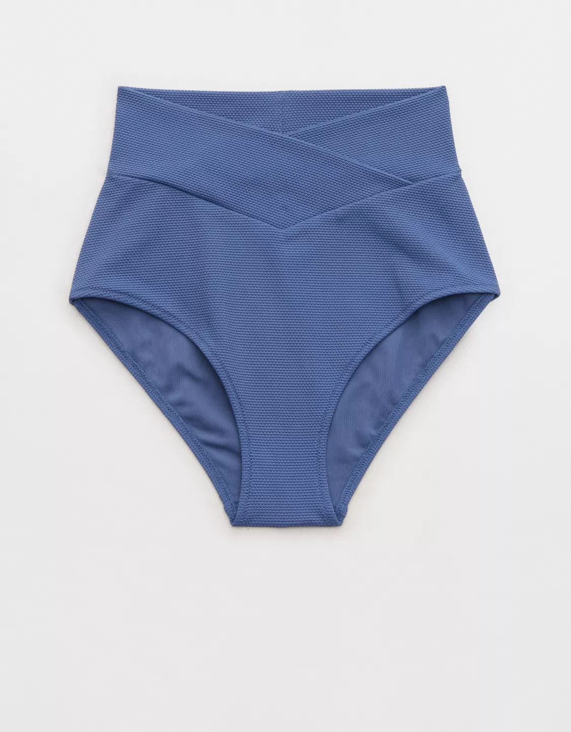 Aerie Pique High Waisted Full Coverage Bikini Bottom | Aerie