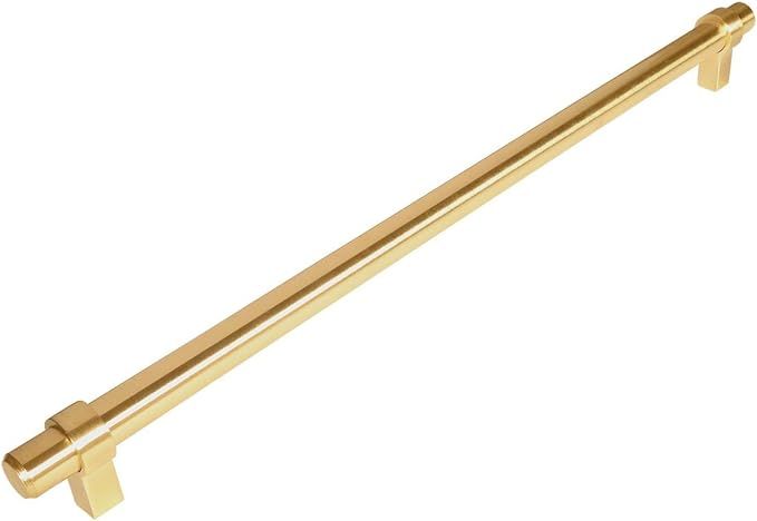 Cosmas 161-319BB Brushed Brass Cabinet Bar Handle Pull - 12-5/8" Inch (319mm) Hole Centers | Amazon (US)