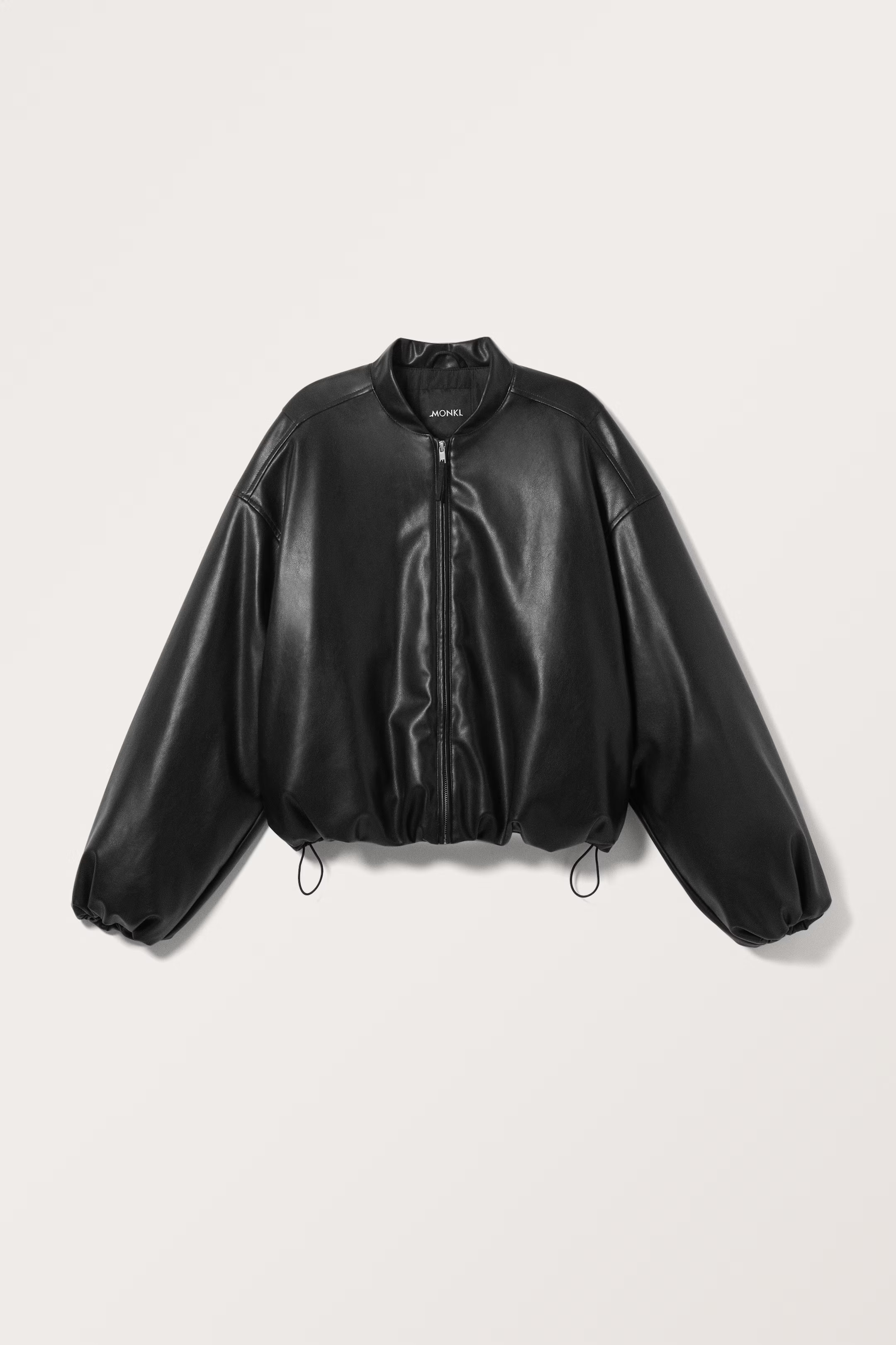 Faux Leather Bomber Jacket | H&M (UK, MY, IN, SG, PH, TW, HK)