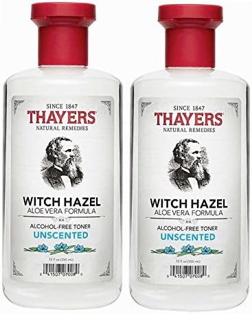 Amazon.com : Thayers Alcohol-Free Unscented Witch Hazel and Aloe Vera Formula Toner 12 oz. (Pack ... | Amazon (US)