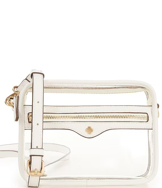 Landry Clear Camera Gold Hardware Crossbody Bag | Dillard's | Dillard's