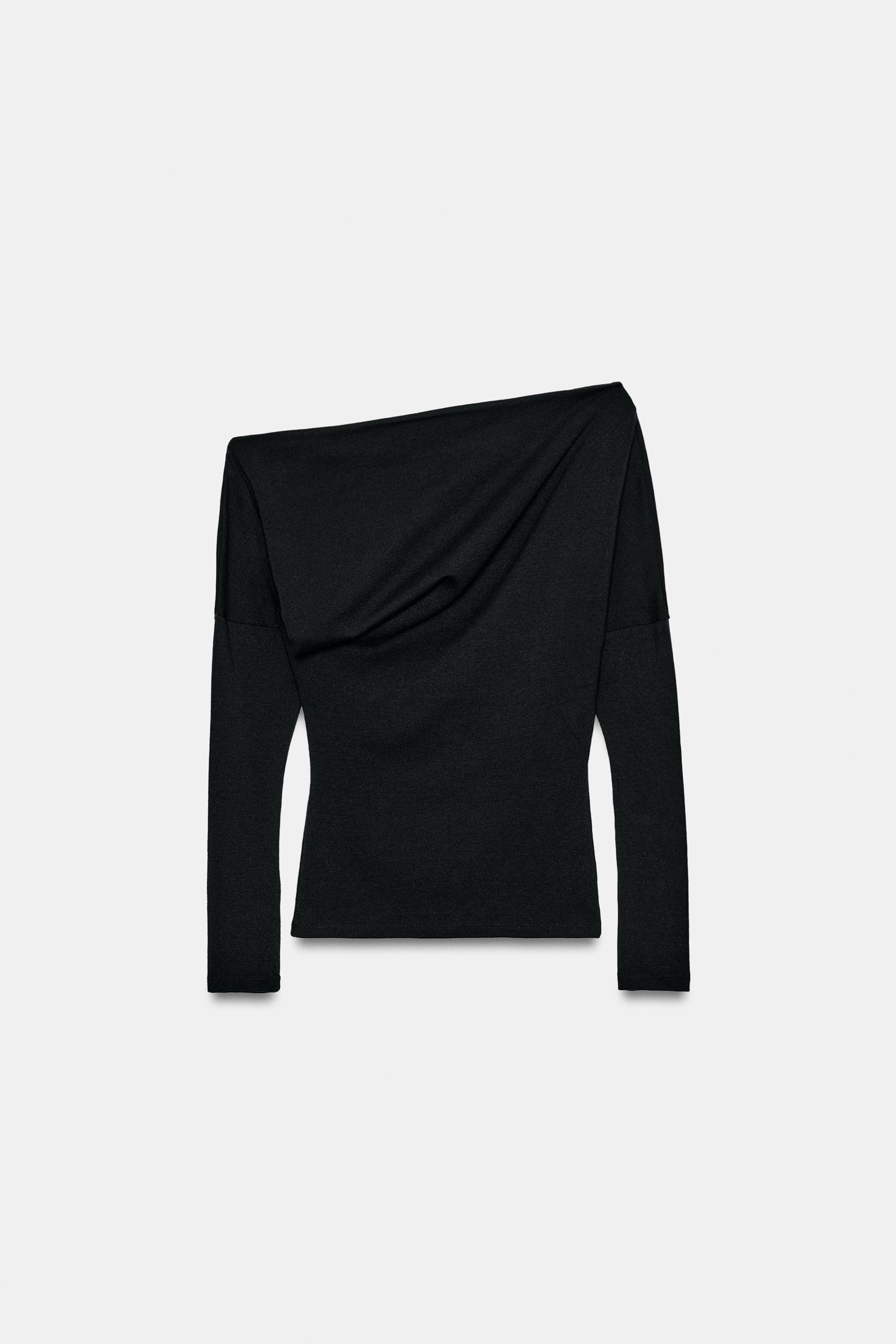 SOFT ASYMMETRIC TOP | Zara UK