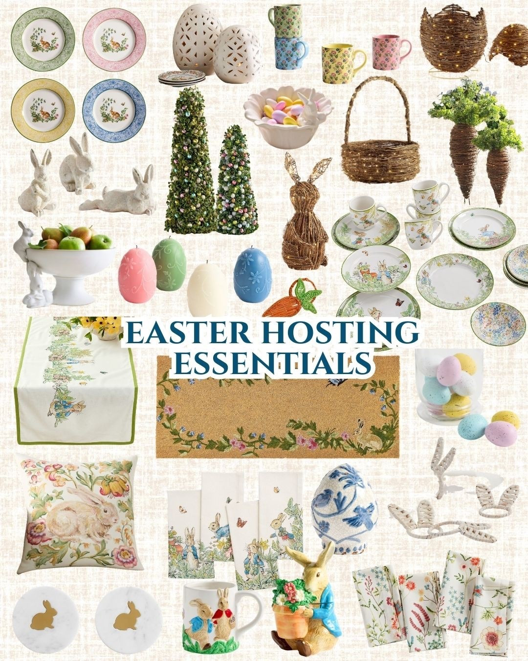 Easter hosting essentials to make your spring gathering feel beautiful, easy, and memorable. From pastel table decor and serving pieces to charming kitchen finds and hosting must haves, these are the items that help create the perfect Easter brunch or Easter dinner at home. Think elegant table settings, seasonal decor, and practical pieces that make entertaining simple.

If you are planning an Easter brunch, family gathering, or spring celebration, these Easter hosting ideas will help you set a fresh and welcoming table. Save these Easter entertaining essentials for effortless spring hosting and festive holiday decor.

#LTKHome #LTKSpringSale #LTKSeasonal