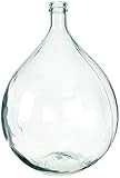 Mud Pie Carafe Shaped Spanish Large Glass Vase, Blue | Amazon (US)