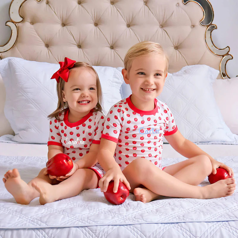 Apple a Day Short Pajamas | Classic Whimsy