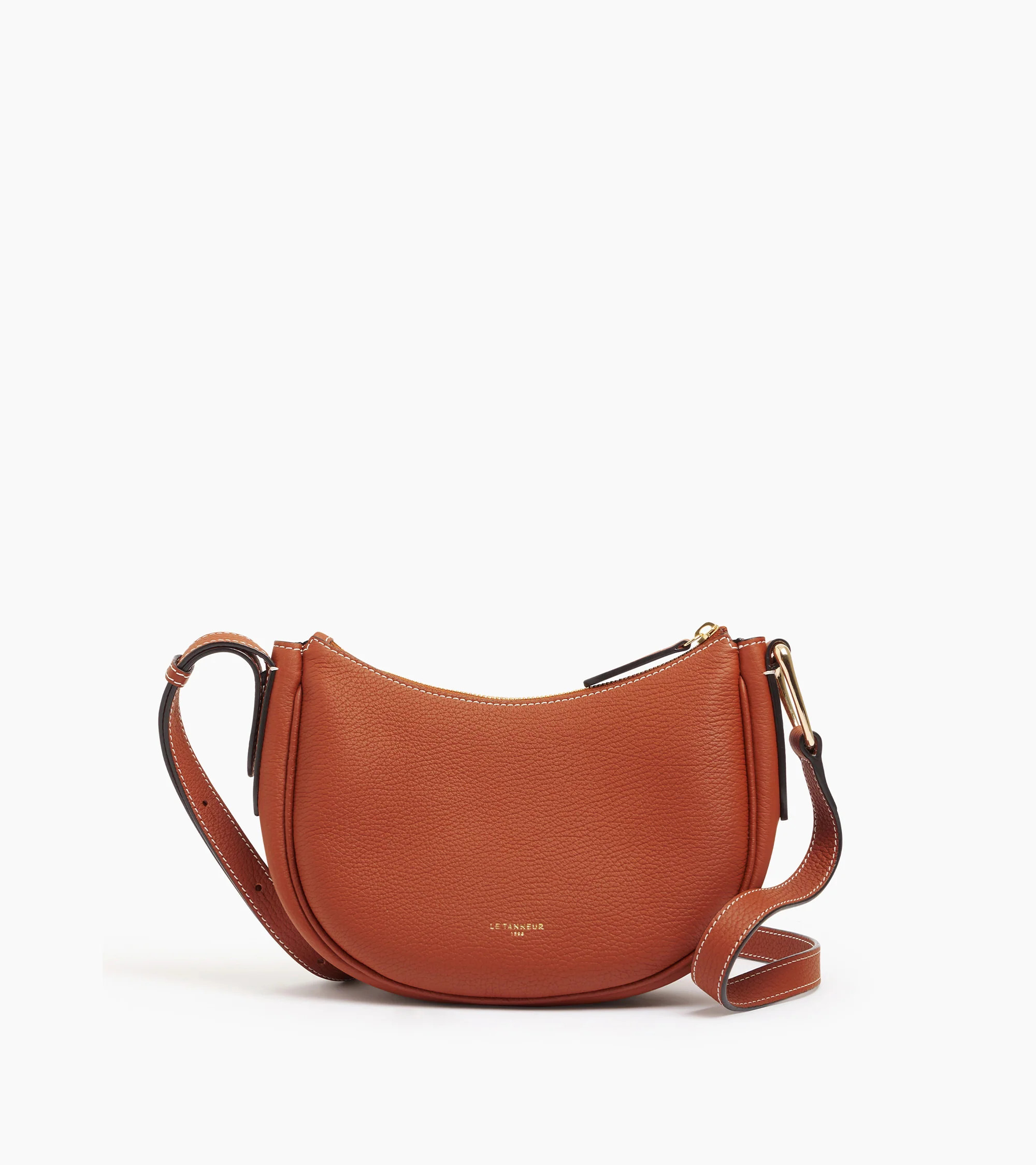 Small shoulder bag Madeleine in grained calfskin leather | Le Tanneur