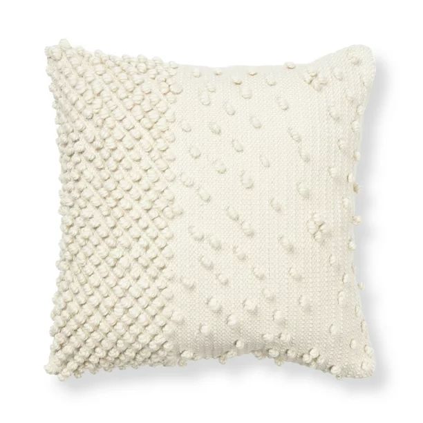 Better Homes & Gardens Knots Pillow, 21" x 21" inch Square, Off White | Walmart (US)