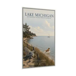 Lake ______ (fill in the Blank) Shoreline Custom Rolled Poster | Personalized Lake Map Wall Art -... | Etsy (Global)