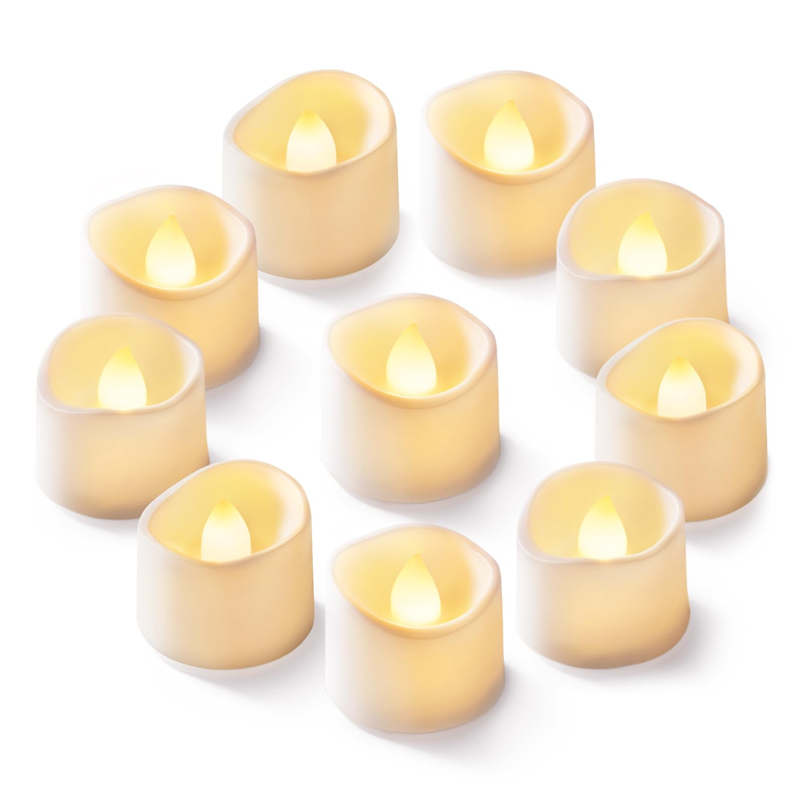 Homemory 24-Pack Flameless LED Tea Lights Candles Battery Operated, 200+Hour Fake Electric Candle... | Amazon (US)