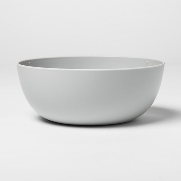 37oz Plastic Cereal Bowl Gray - Room Essentials&#8482; | Target