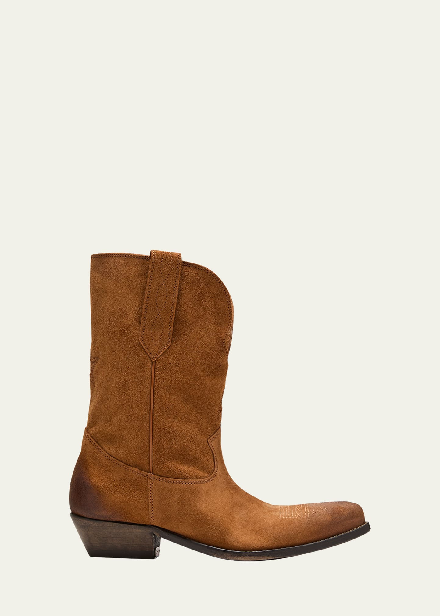 Golden Goose Wish Star Suede Cowboy Boots | Bergdorf Goodman