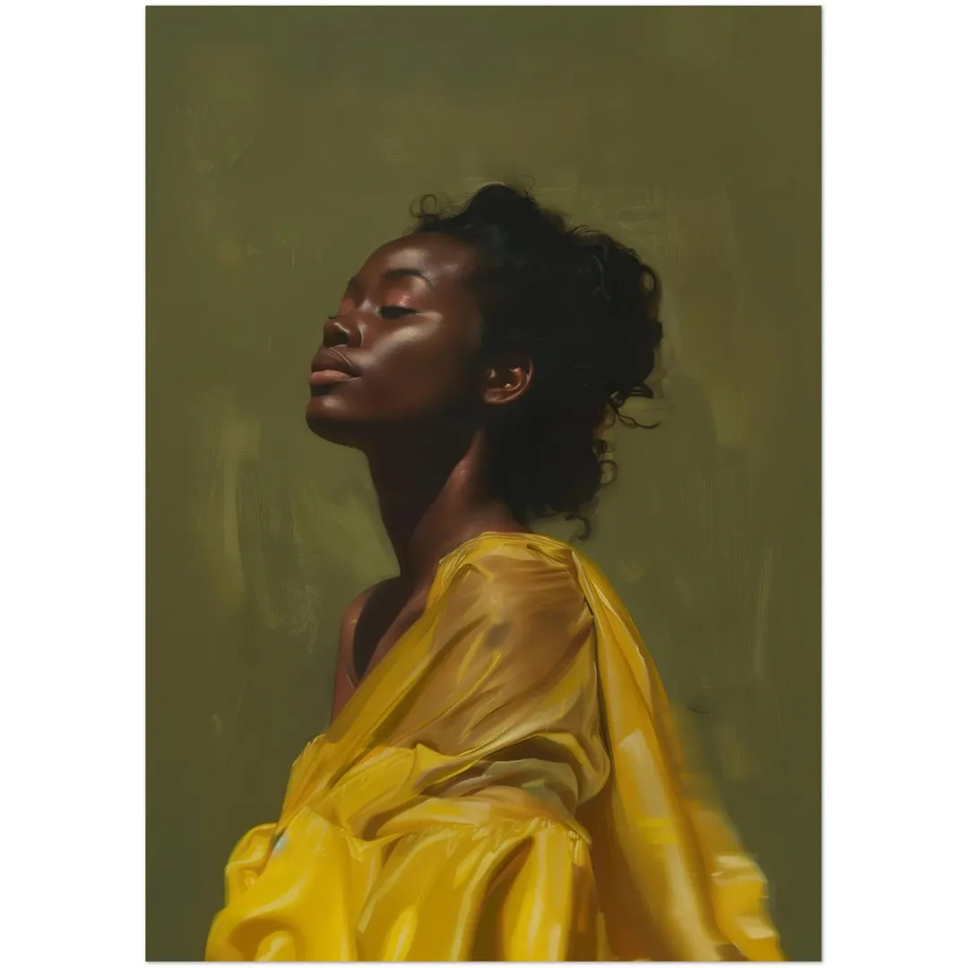 Black Woman Art, Soft Beauty, Black Vintage Art, Minimalist, Black Artist Prints, African America... | Etsy (US)