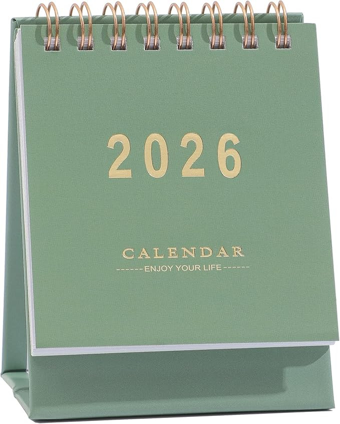 Mini Desk Calendar 2025-2026, July 2025 to Dec 2026 Standing Flip Small Desk Calendar- 2025 Month... | Amazon (US)