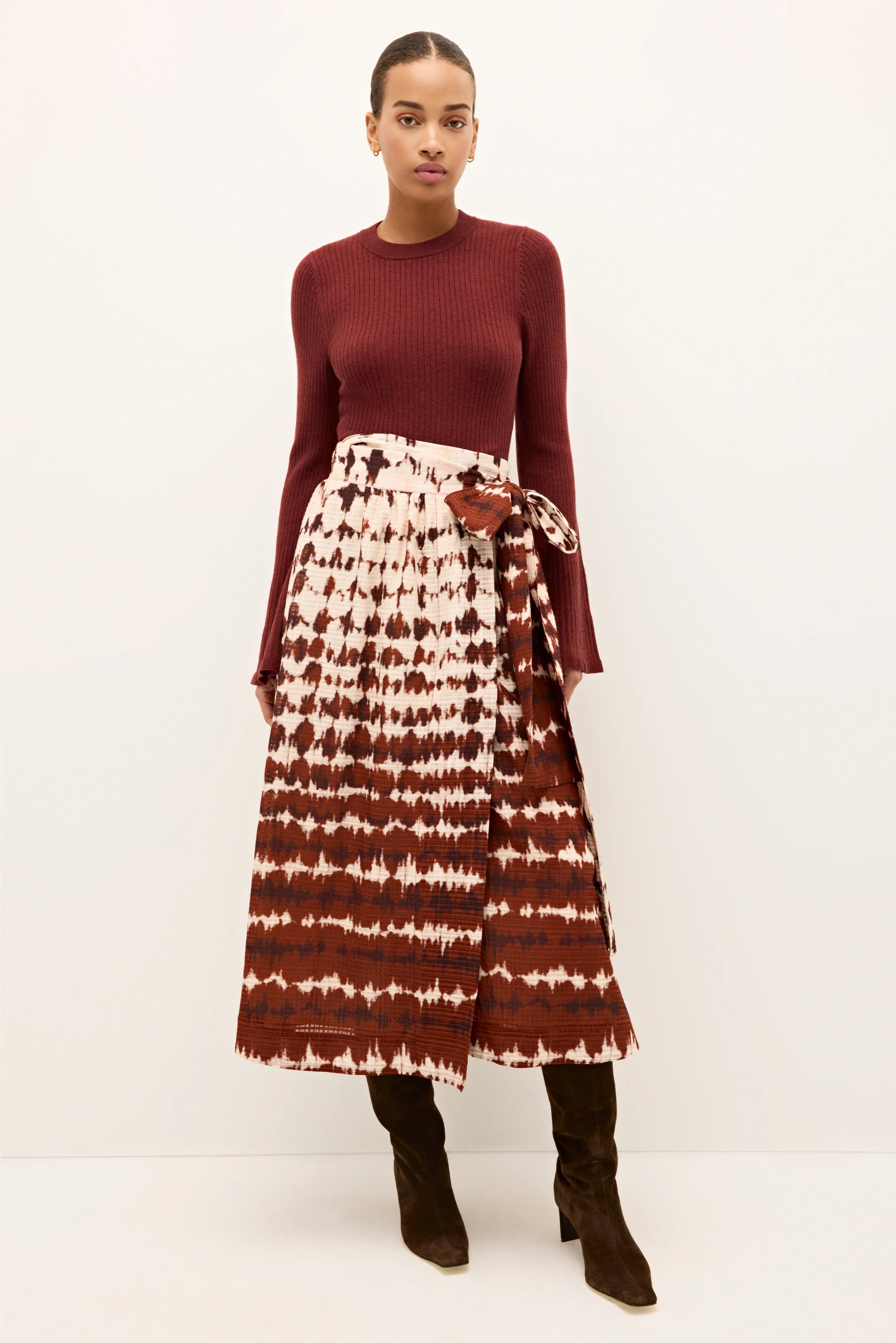 ESTINE WRAP SKIRT | Marie Oliver